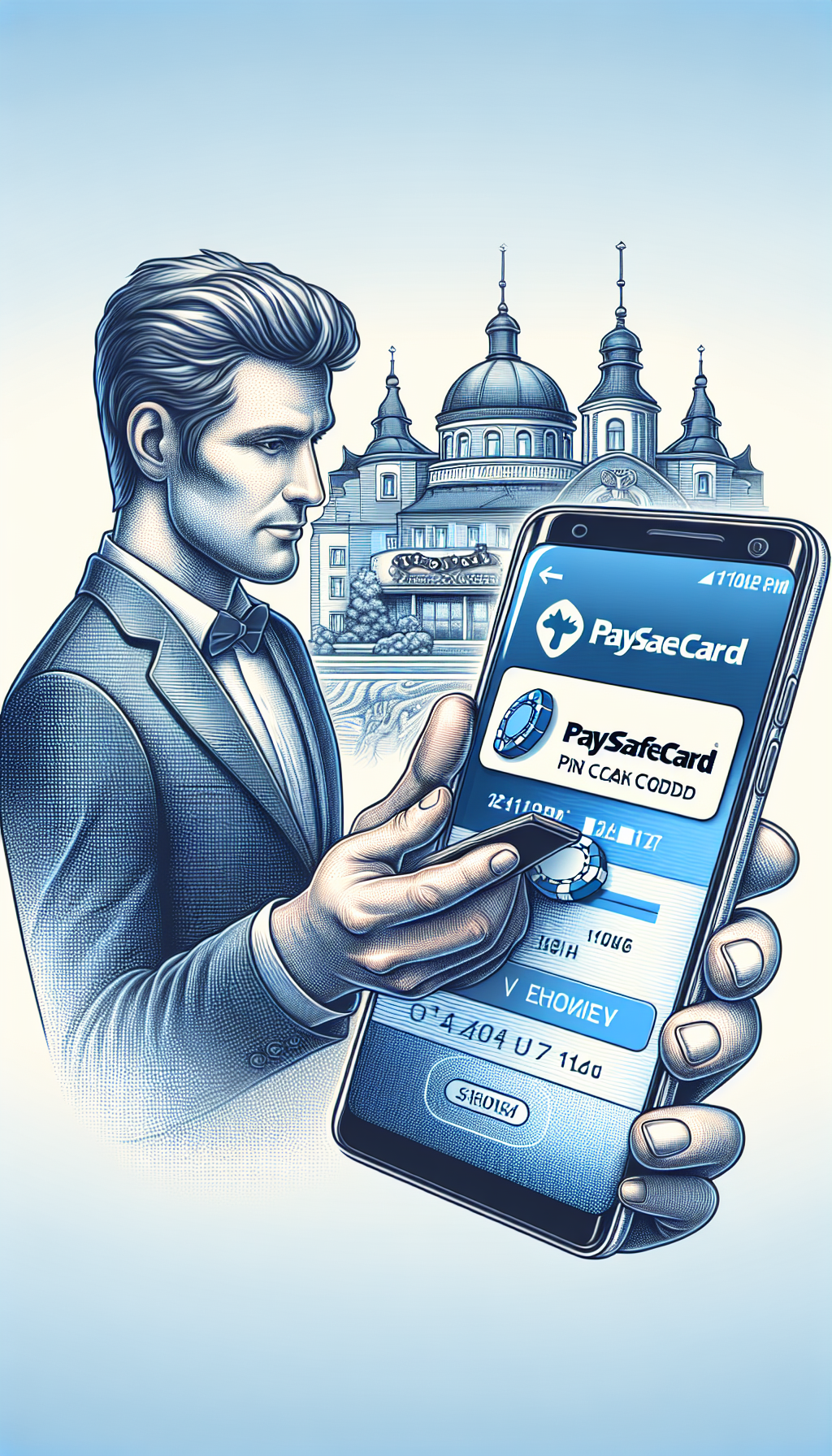 Výhody používání Paysafecard – SMS PIN na displeji telefonu