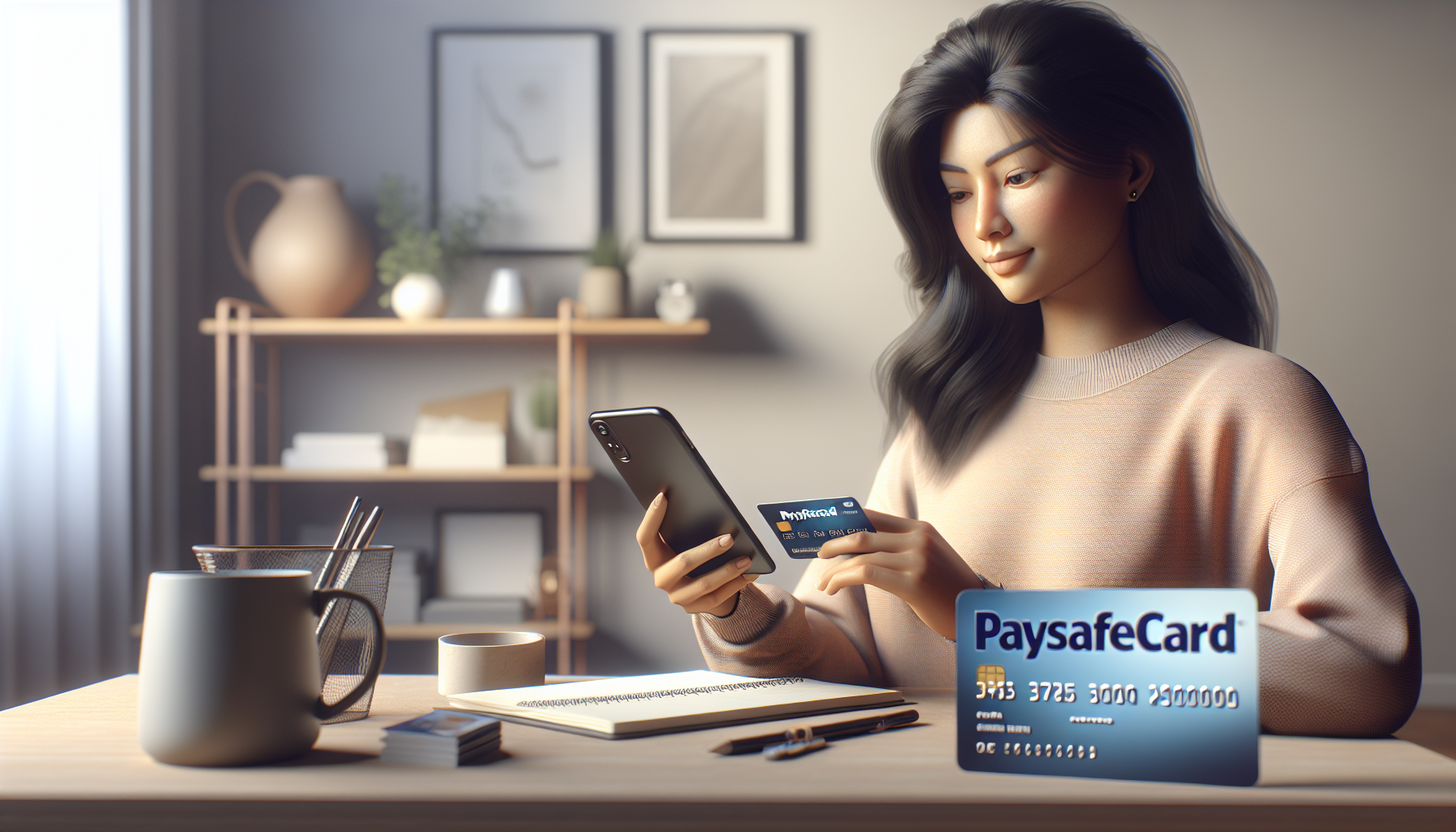 Bezpečná a rychlá online platba s paysafecard v domácnosti