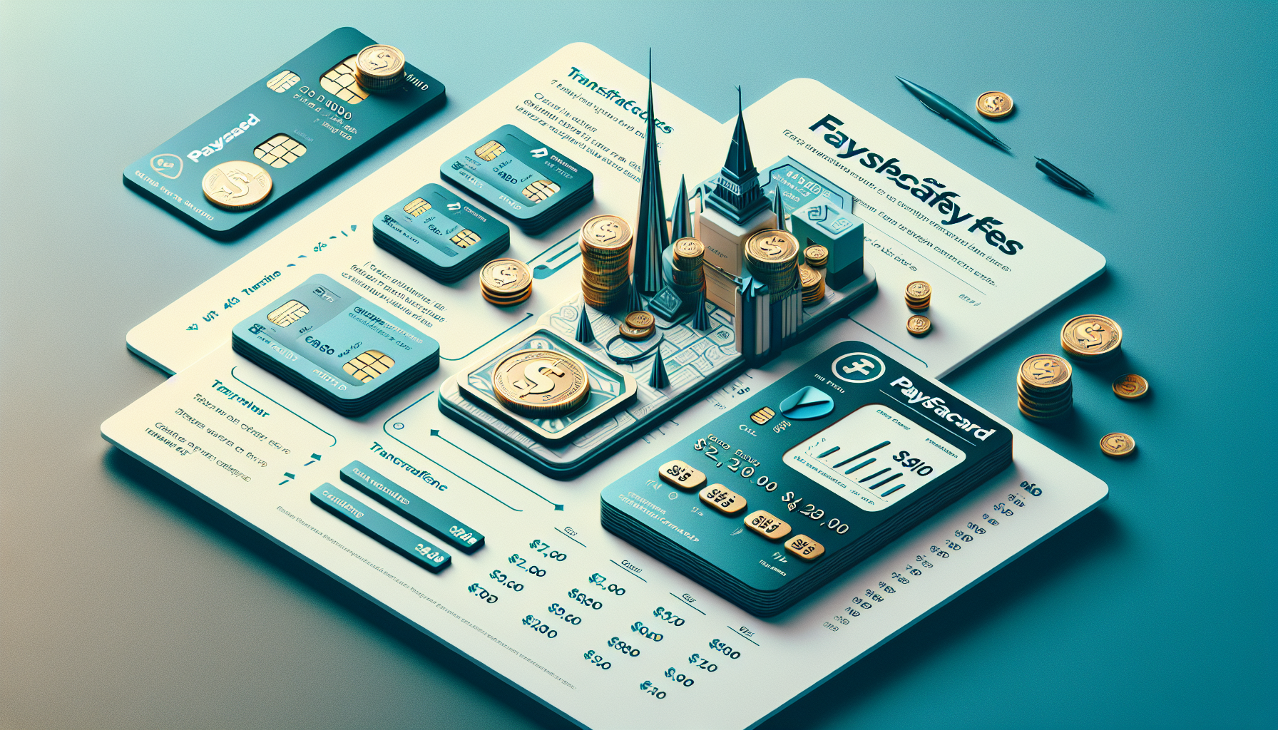 Grafické znázornění poplatků převodu paysafecard na bankovní účet
