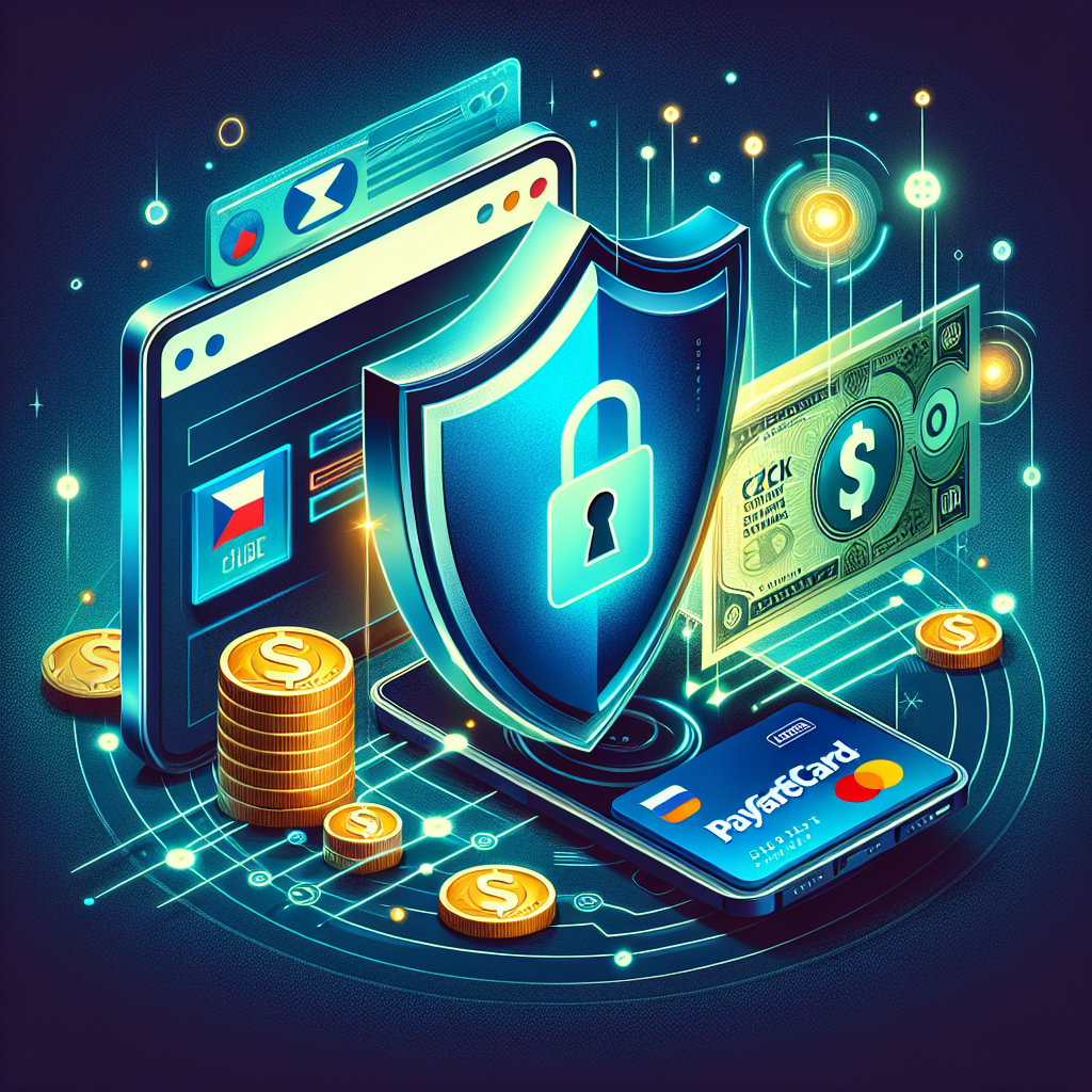 Zabezpečený převod z paysafecard na bankovní účet, vizuální benefit bezpečnosti